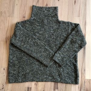Eileen Fisher Olive Wool Sweater - medium